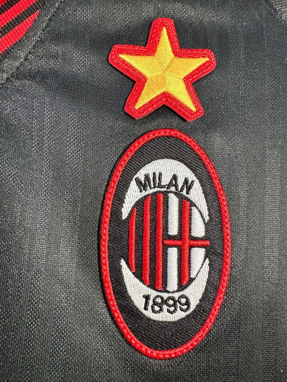 1997/1998 Retro AC Milan Speciale editie Zwart Voetbalshirt 1:1 Thaise kwaliteit - Afbeelding 6