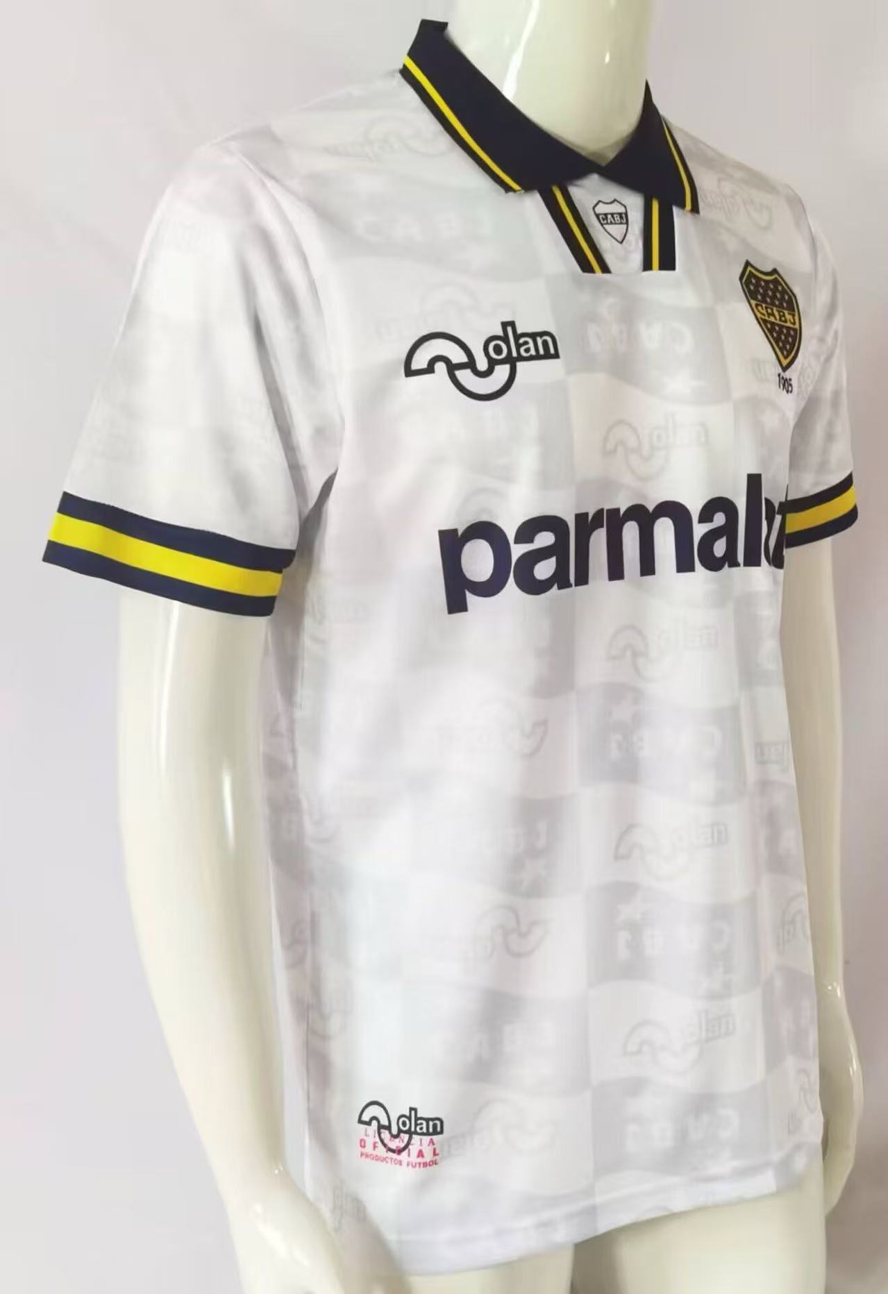 1995/1996 Rétro Boca Juniors Extérieur Maillot de football Qualité thaï 1:1 – Image 4