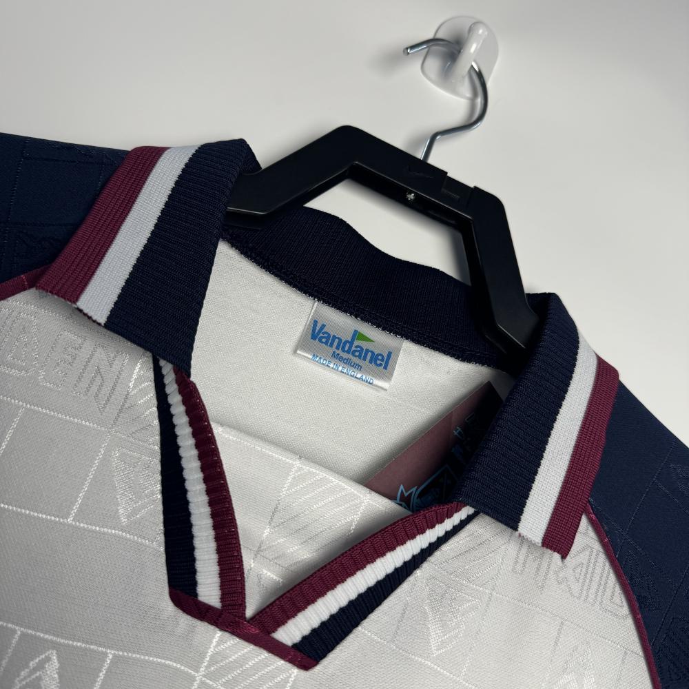 1999 Retro West Ham United Football Shirt Away 1:1 Thai Quality - Image 3