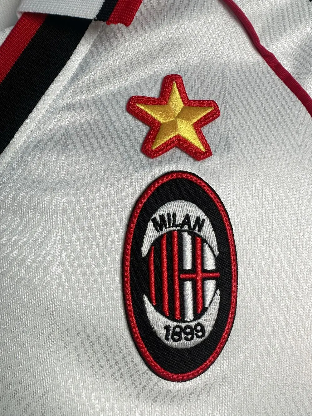 1997/1998 Retro AC Milan Trasferta Maglia da calcio Qualità thai 1:1 - immagine 6