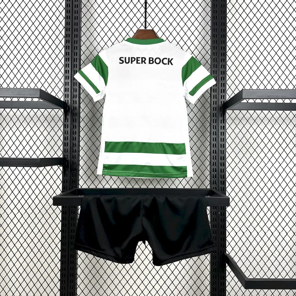 2025/2026 Sporting Lisbon Home Football Jersey Shirt 1:1 Thai Quality Kids Size - Image 2