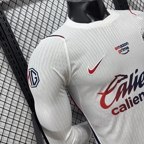 2026/2027 Lange mouw Spelersversie Chivas Uit Voetbalshirt 1:1 Thaise kwaliteit - Afbeelding 8