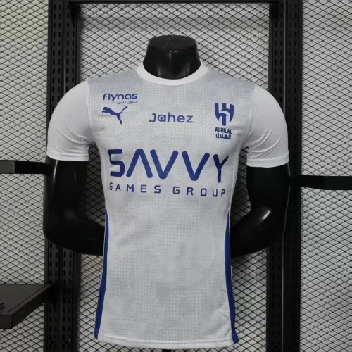 2025/2026 Игровая версия Al-Hilal Saudi Тренировочный костюм Футбольная футболка Тайское качество 1:1