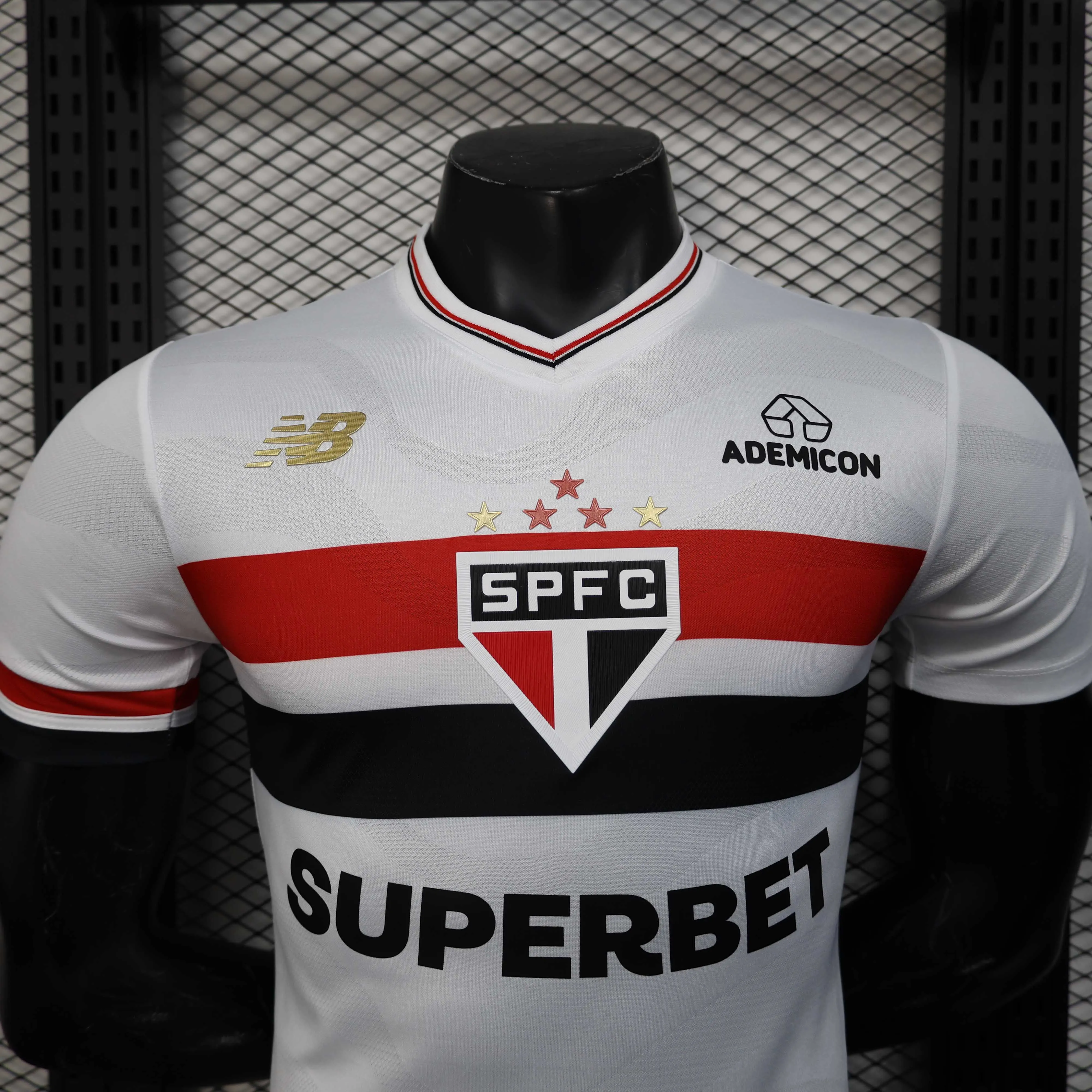 2025/2026 Wersja zawodnicza São Paulo Domowa Koszulka piłkarska Jakość tajska 1:1 - obrazek 3
