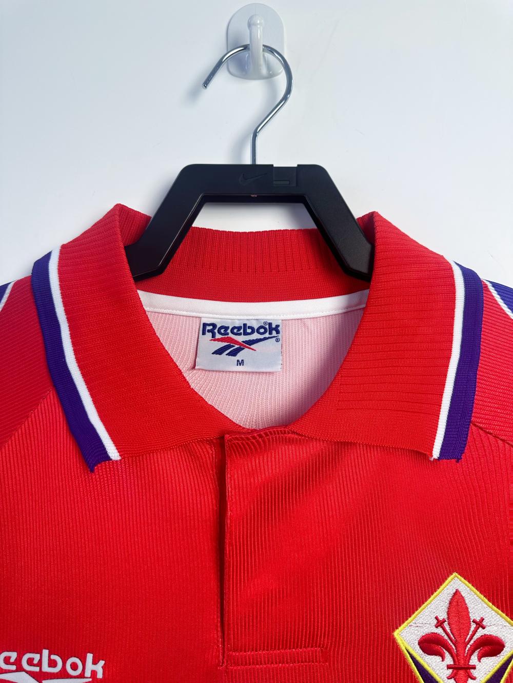 1995/1996 Retro Fiorentina Tercera Visitante Camiseta de fútbol Calidad tailandesa 1:1 - Imagen 3