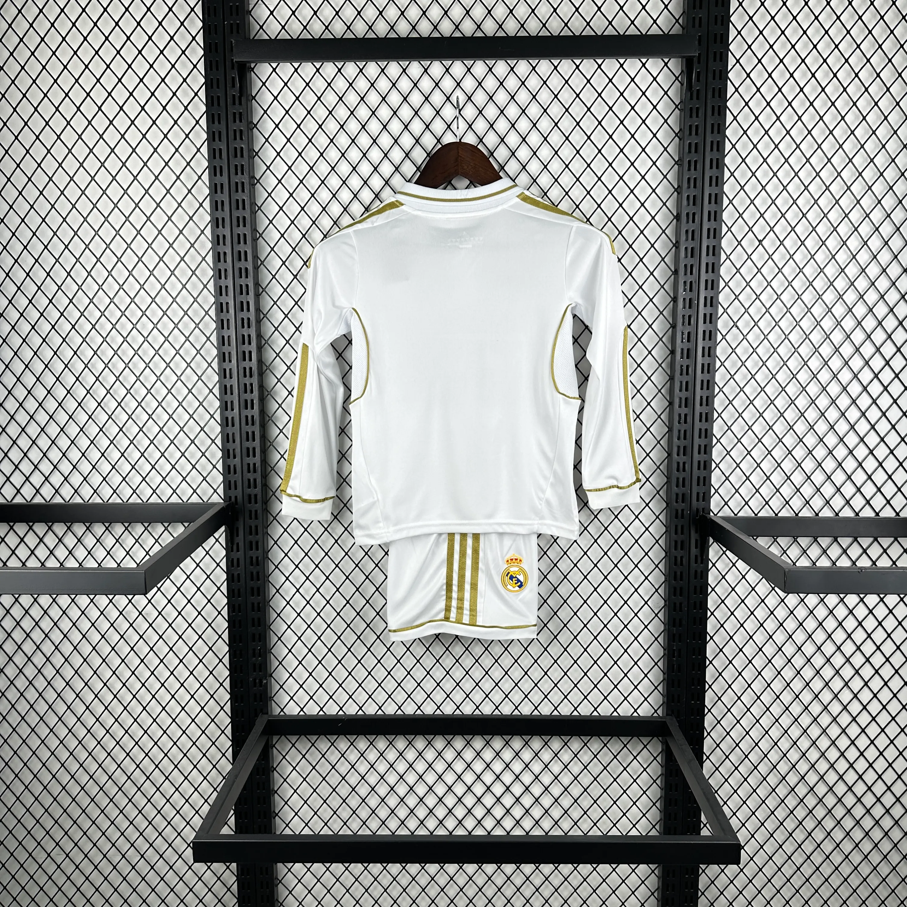 2011/2012 Retro Long Sleeve Real Madrid Home Football Shirt 1:1 Thai Quality Kids Size - Image 2