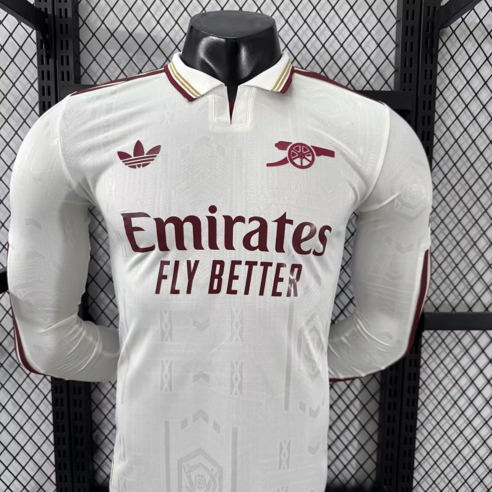2025/2026 Длинные рукава Игровая версия Arsenal Третья Гостевая Футбольная футболка Тайское качество 1:1 — изображение 4