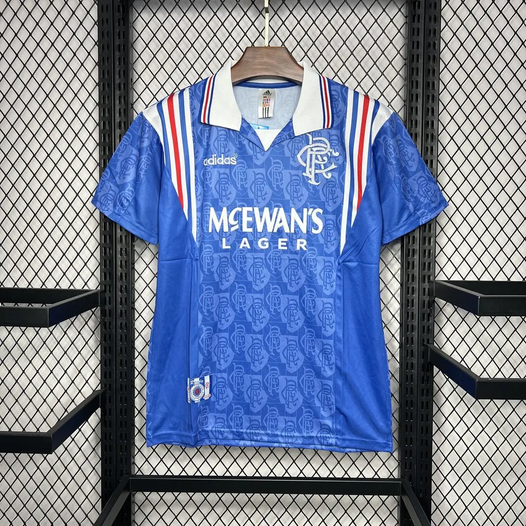 1996/1997 Retro Rangers Casa Maglia da calcio Qualità thai 1:1