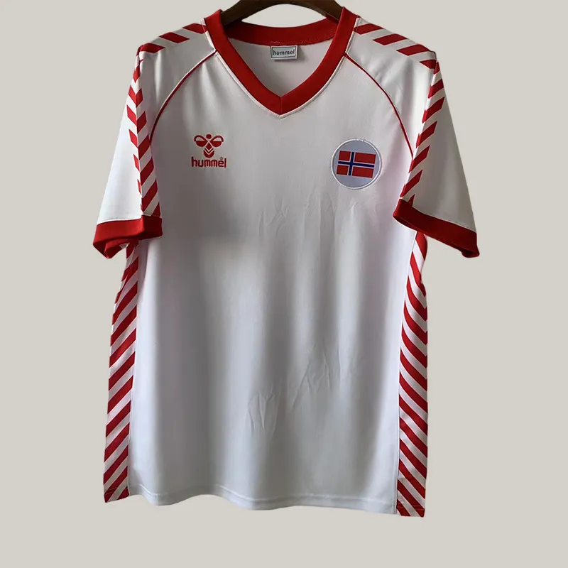 1984 Retro Norway National Team Away Football Shirt 1:1 Thai Quality