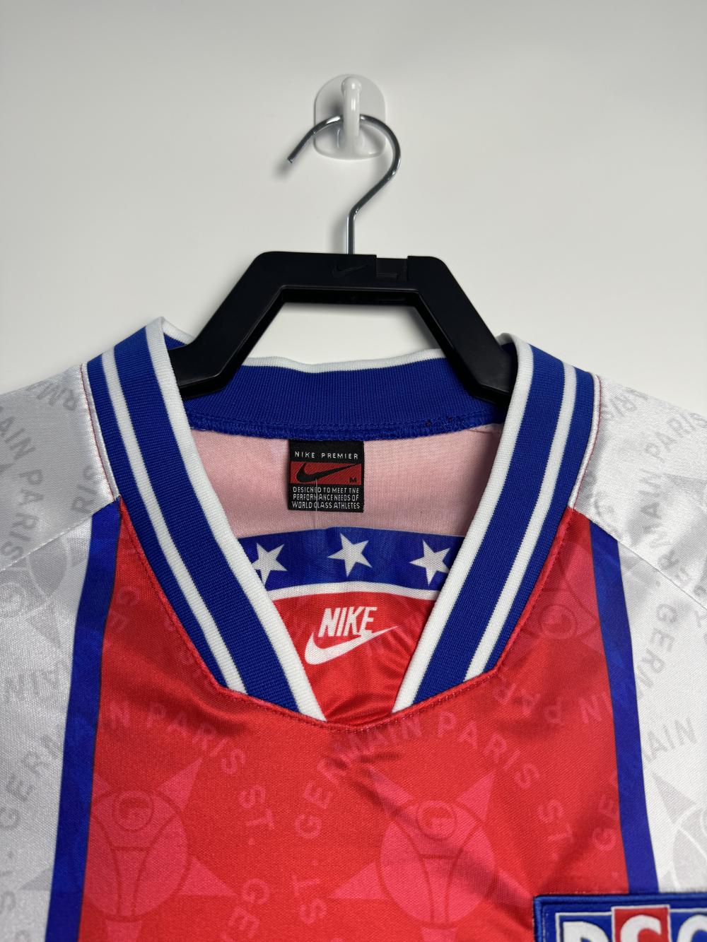 1994/1995 Rétro Psg Paris Saint-Germain Extérieur Maillot de football Qualité thaï 1:1 – Image 3