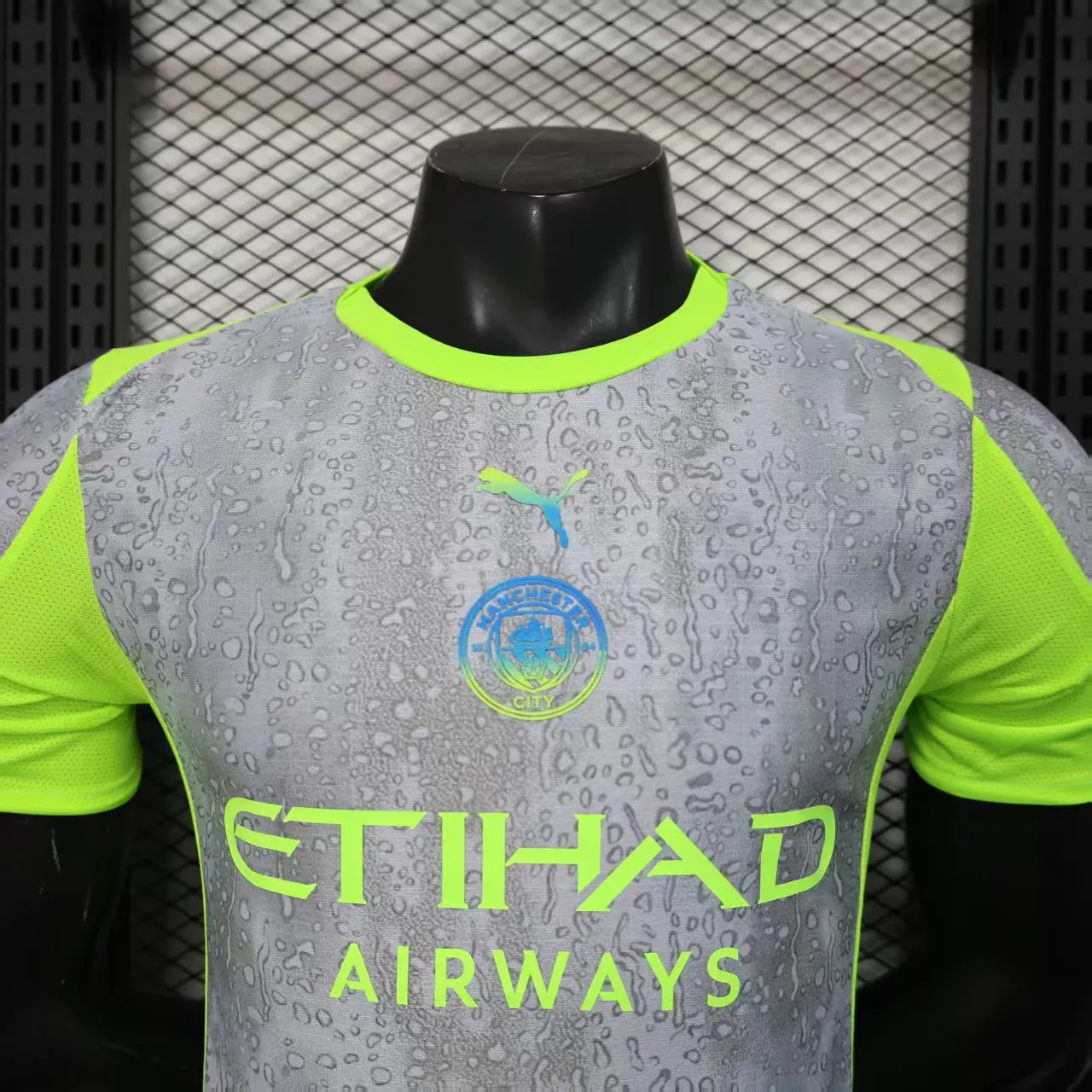 2025/2026 Versión jugador Manchester City Tercera Visitante Camiseta de fútbol Calidad tailandesa 1:1 - Imagen 3