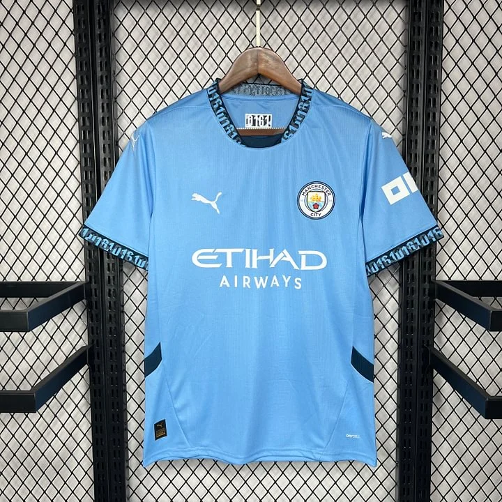 2024/2025 Manchester City Домашняя Футбольная футболка Тайское качество 1:1