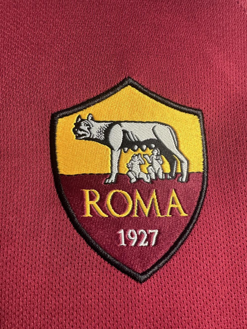 2017-2018 Retro Long Sleeve Roma Home Soccer Jersey 1:1 Thai Quality - Image 5