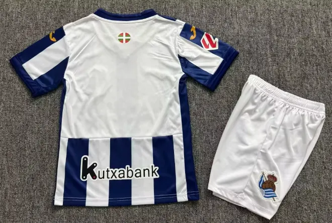 2026/2027 Real Sociedad Casa Maglia da calcio Qualità thai 1:1 Taglia bambino - immagine 2