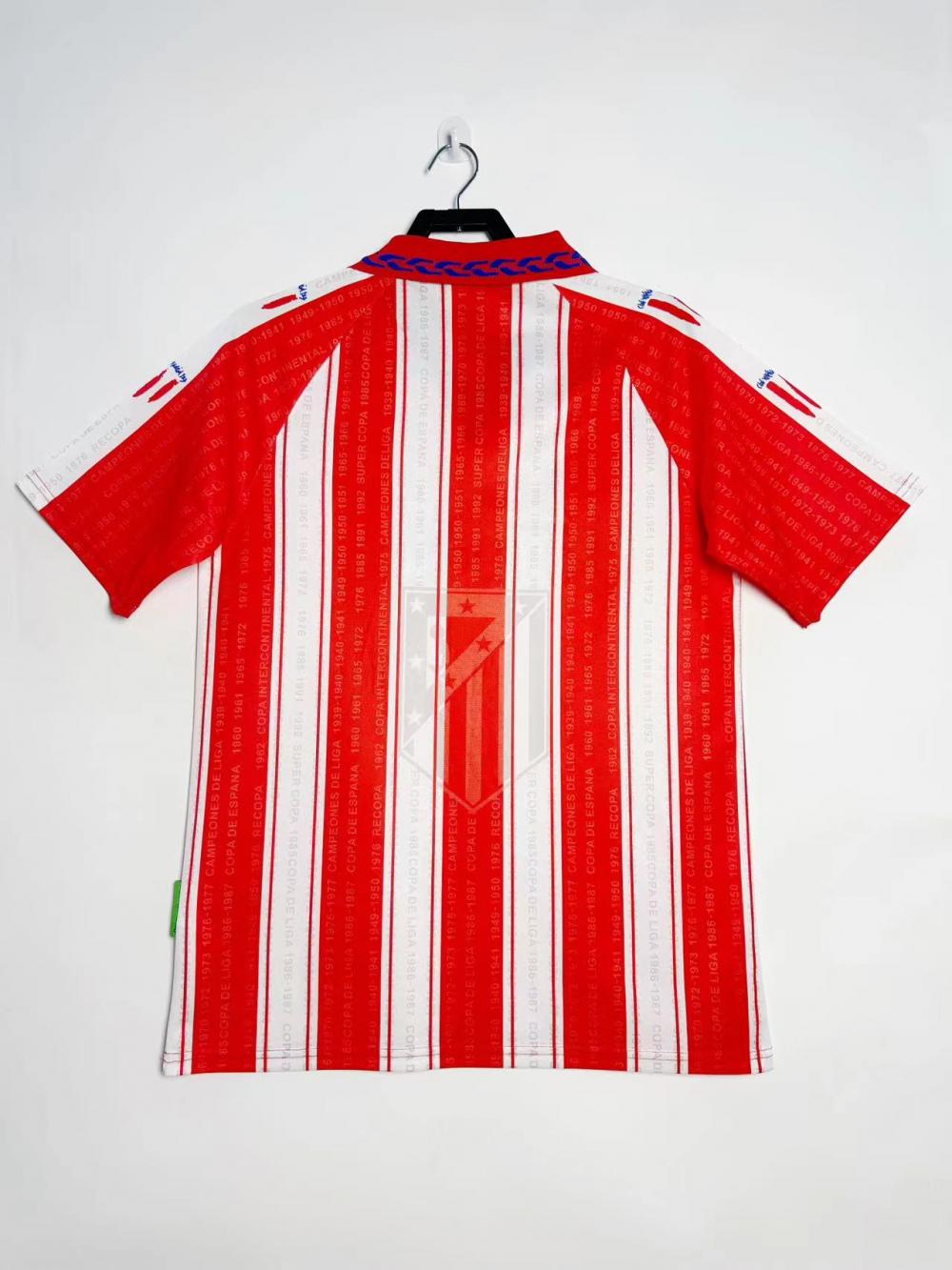 1995/1996 Retro Atletico Madrid Heim Fußballtrikot 1:1 Thai-Qualität – Bild 2