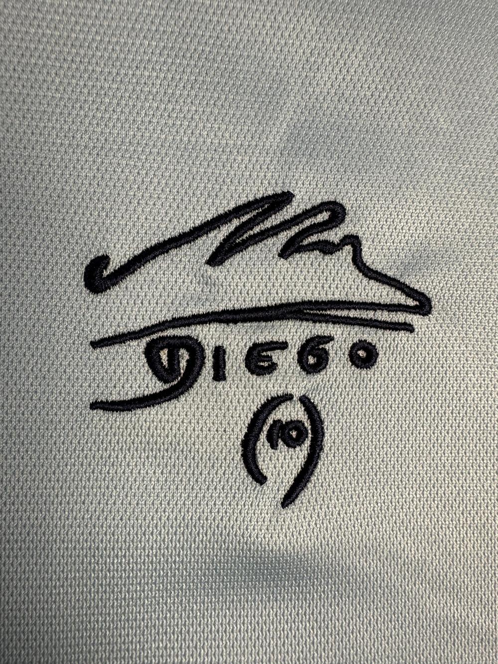 2001 复古 阿根廷 国家队 Maradona 纪念 球衣 1:1 泰版品质 - 图片 8
