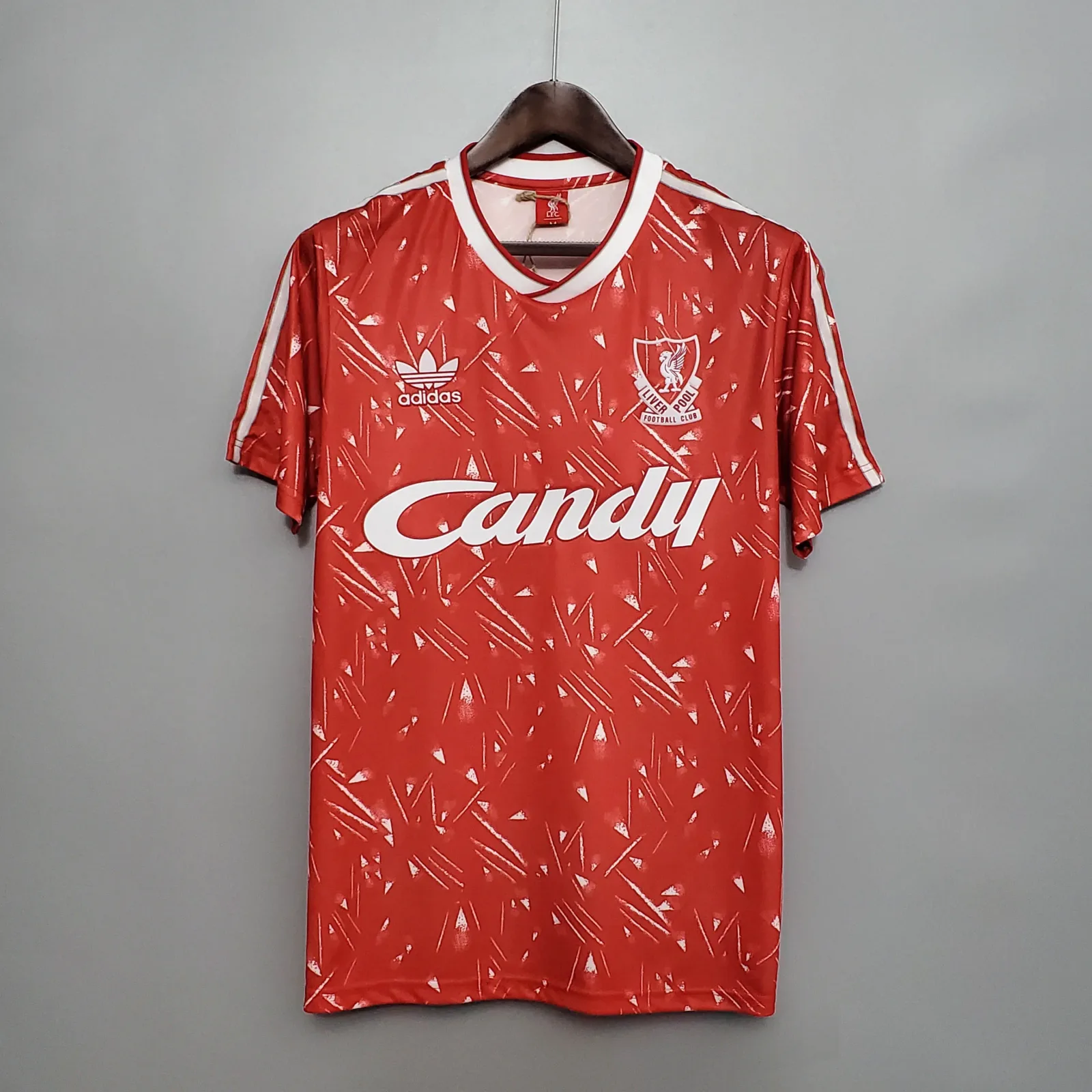 Retro 1989/1991 Liverpool Camiseta de fútbol Local Calidad tailandesa 1:1