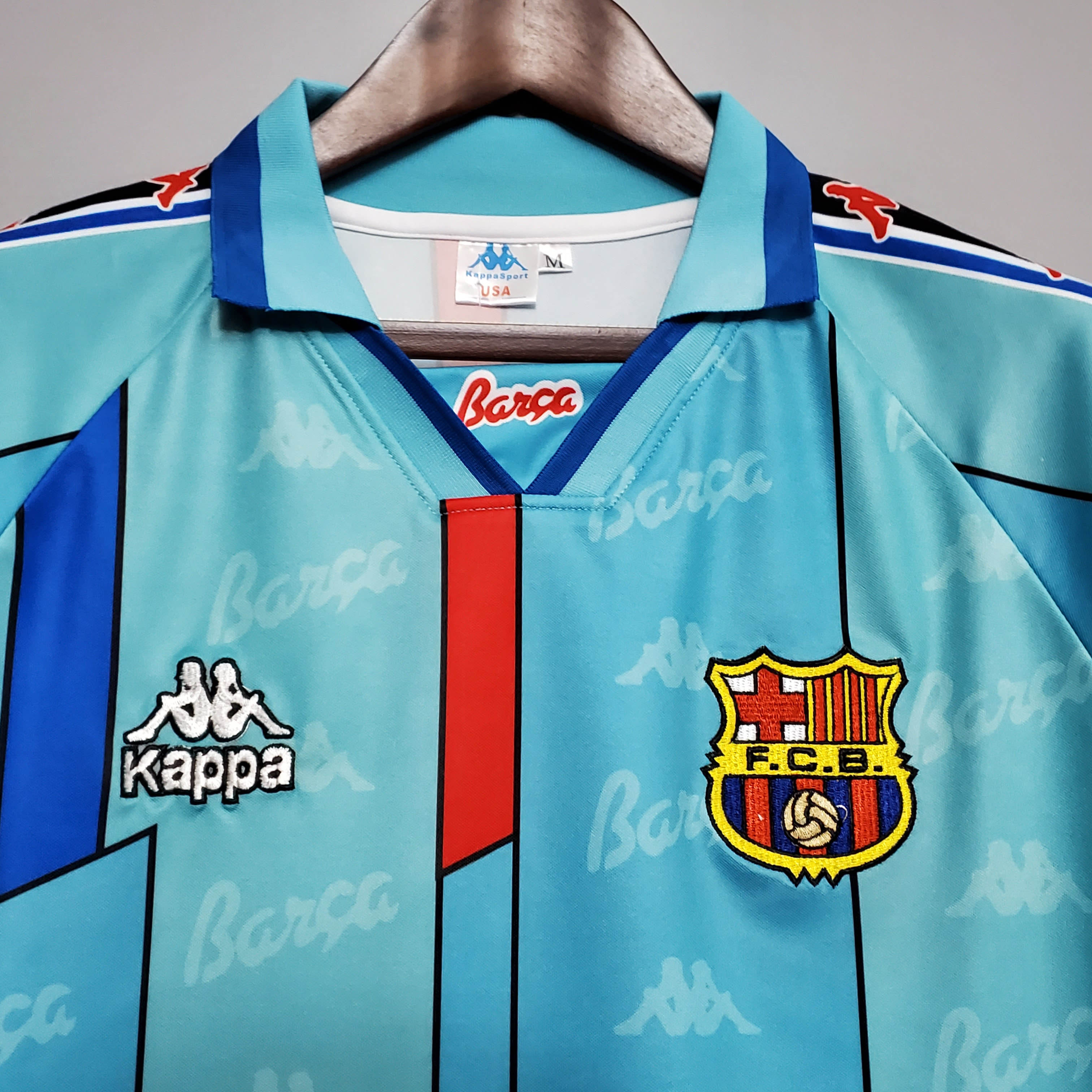 1996/1997 Rétro Barcelona Extérieur Maillot de football Qualité thaï 1:1 – Image 3
