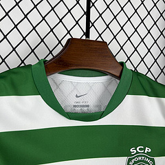 2025/2026 Sporting Lisbon Home Football Jersey Shirt 1:1 Thai Quality Kids Size - Image 3