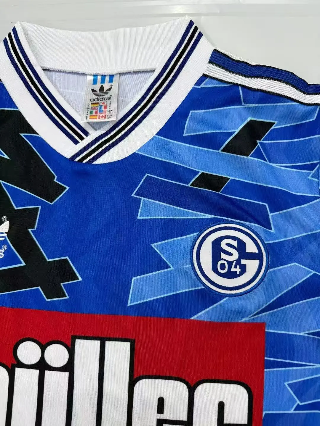 1993/1994 Retro Schalke 04 Home Football Jersey 1:1 Thai Quality - Image 4