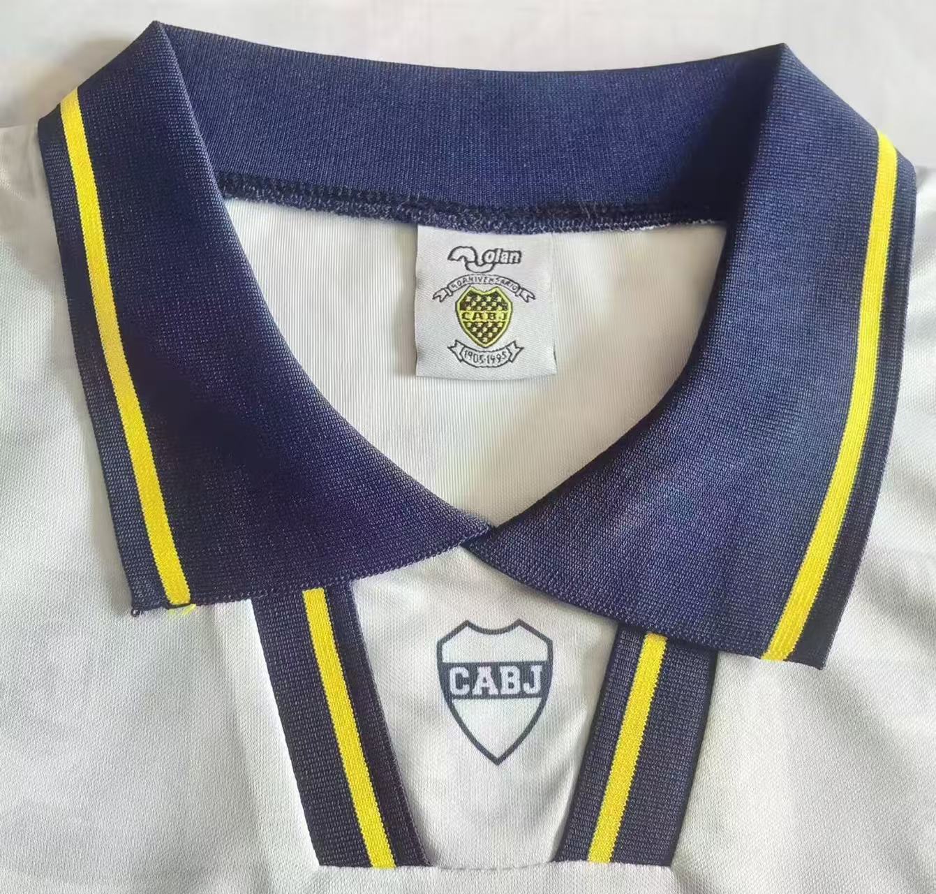 1995/1996 Rétro Boca Juniors Extérieur Maillot de football Qualité thaï 1:1 – Image 5