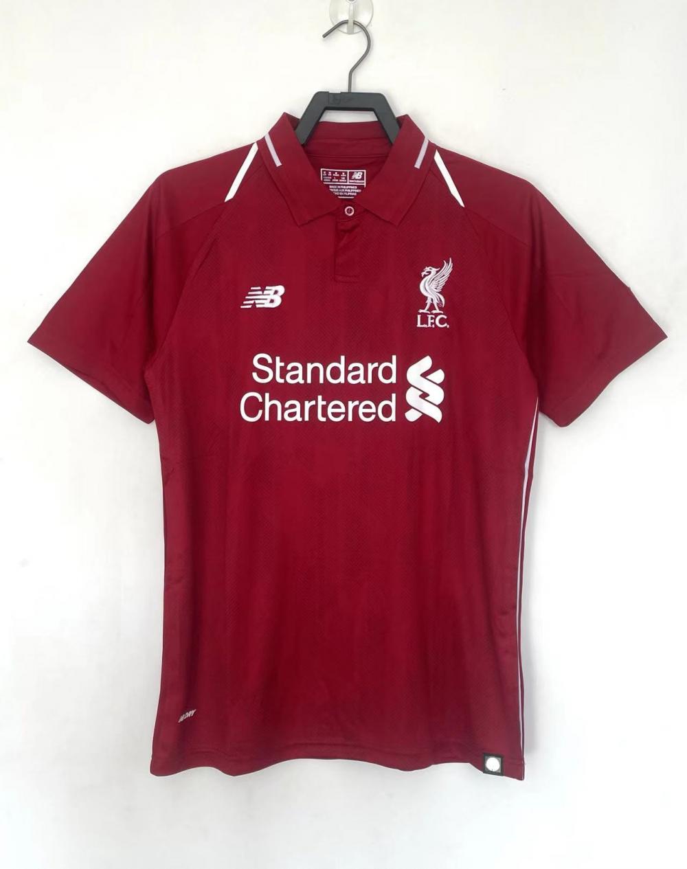 2018/2019 Retro Liverpool Thuis Voetbalshirt 1:1 Thaise kwaliteit