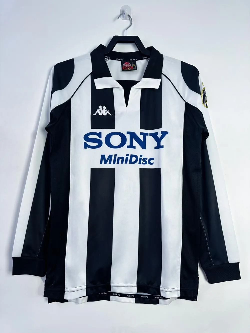 1997/1998 Rétro Manches longues Juventus Maillot de football Domicile Qualité thaï 1:1