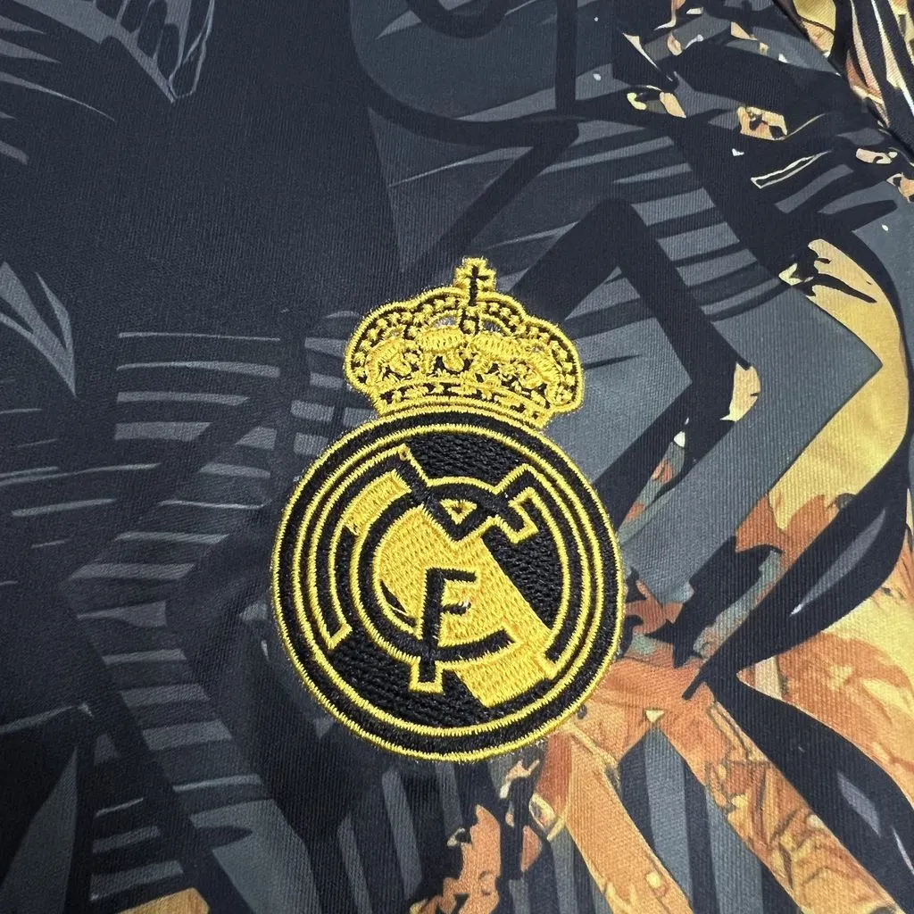 2024/2025 Real Madrid Edizione speciale Nero Maglia Qualità thai 1:1 - immagine 6