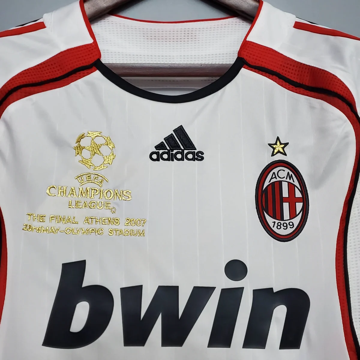 2006/2007 Retro AC Milan Uit Voetbalshirt 1:1 Thaise kwaliteit - Afbeelding 4