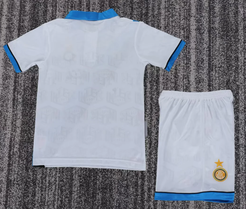 1994/1995 Retro Inter Milan Auswärts Fußballtrikot 1:1 Thai-Qualität Kindergröße – Bild 2
