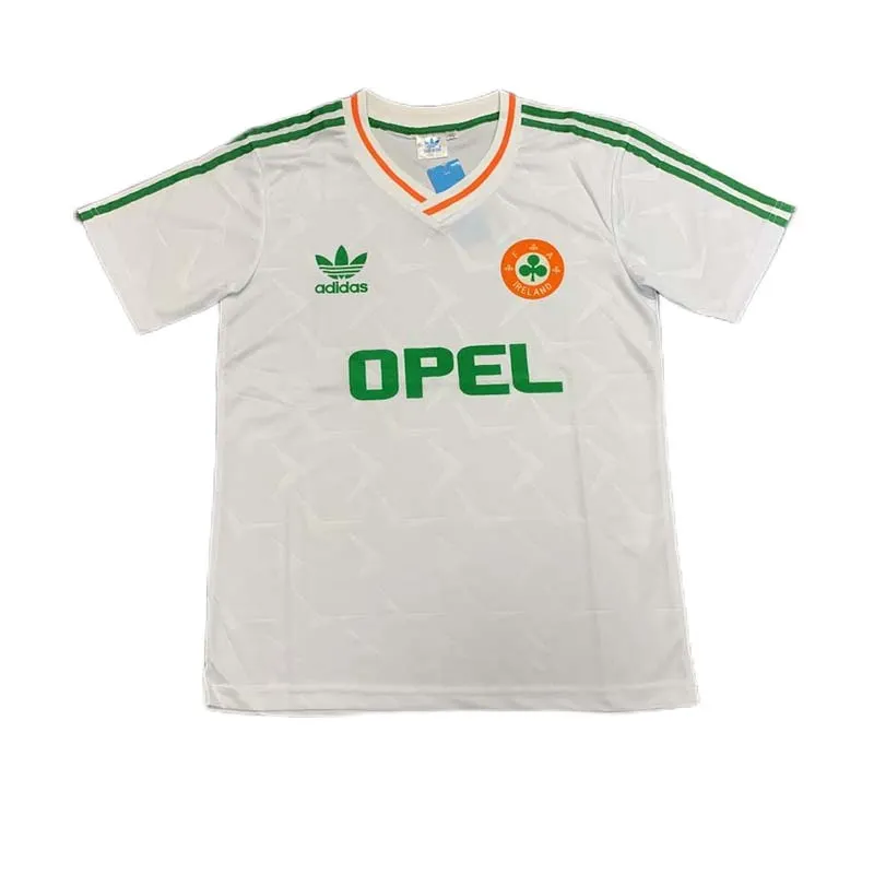 1990 Retro Ierland Derde Thuis Voetbalshirt 1:1 Thaise kwaliteit