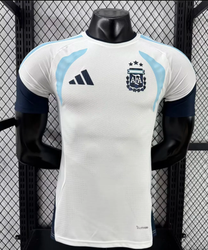 2026-2027 Versione giocatore Argentina Tuta da allenamento Bianco Maglia da calcio Qualità thai 1:1