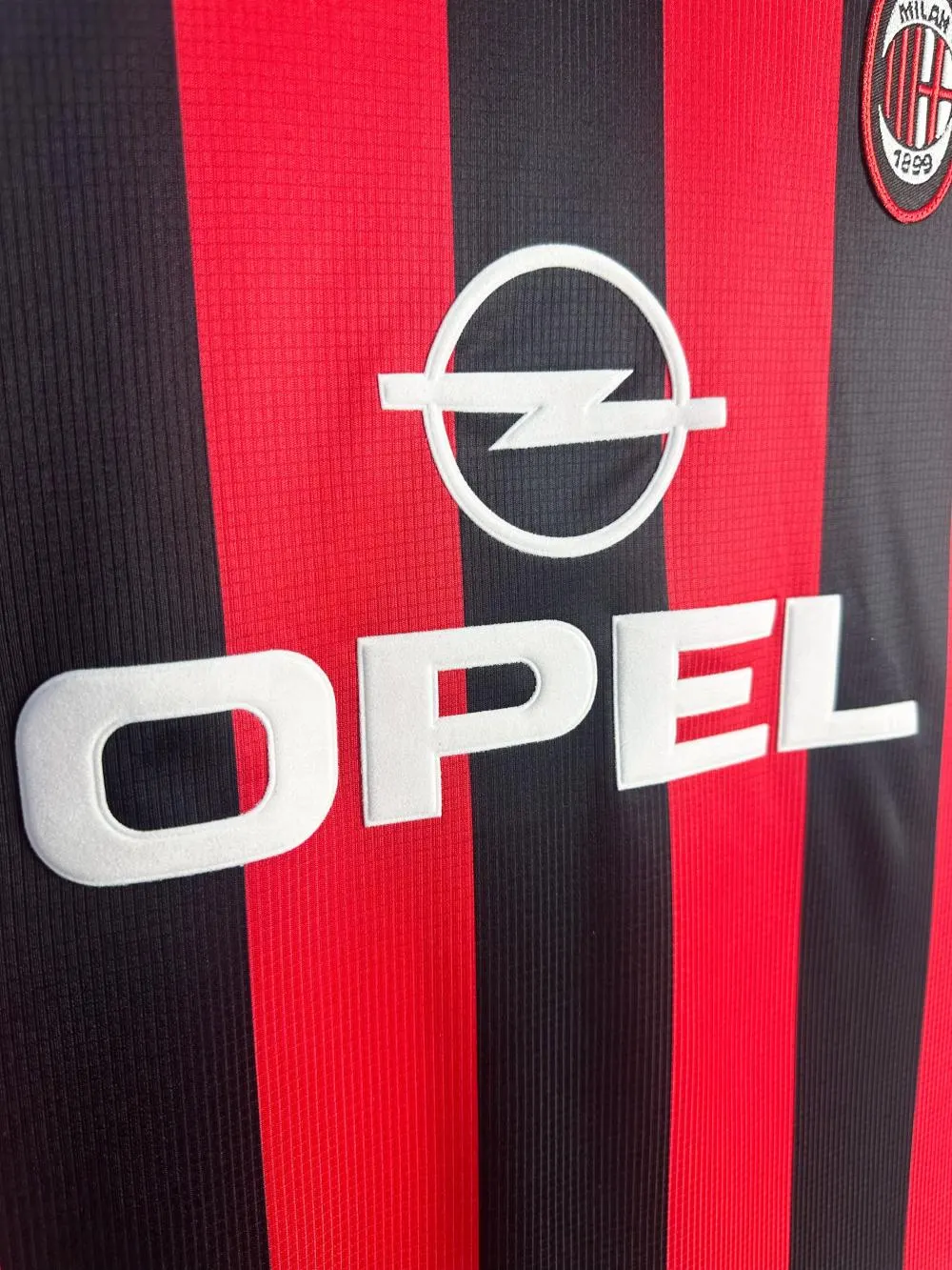 1997/1998 Retrô AC Milan Casa Camisa de futebol Qualidade tailandesa 1:1 - Image 4