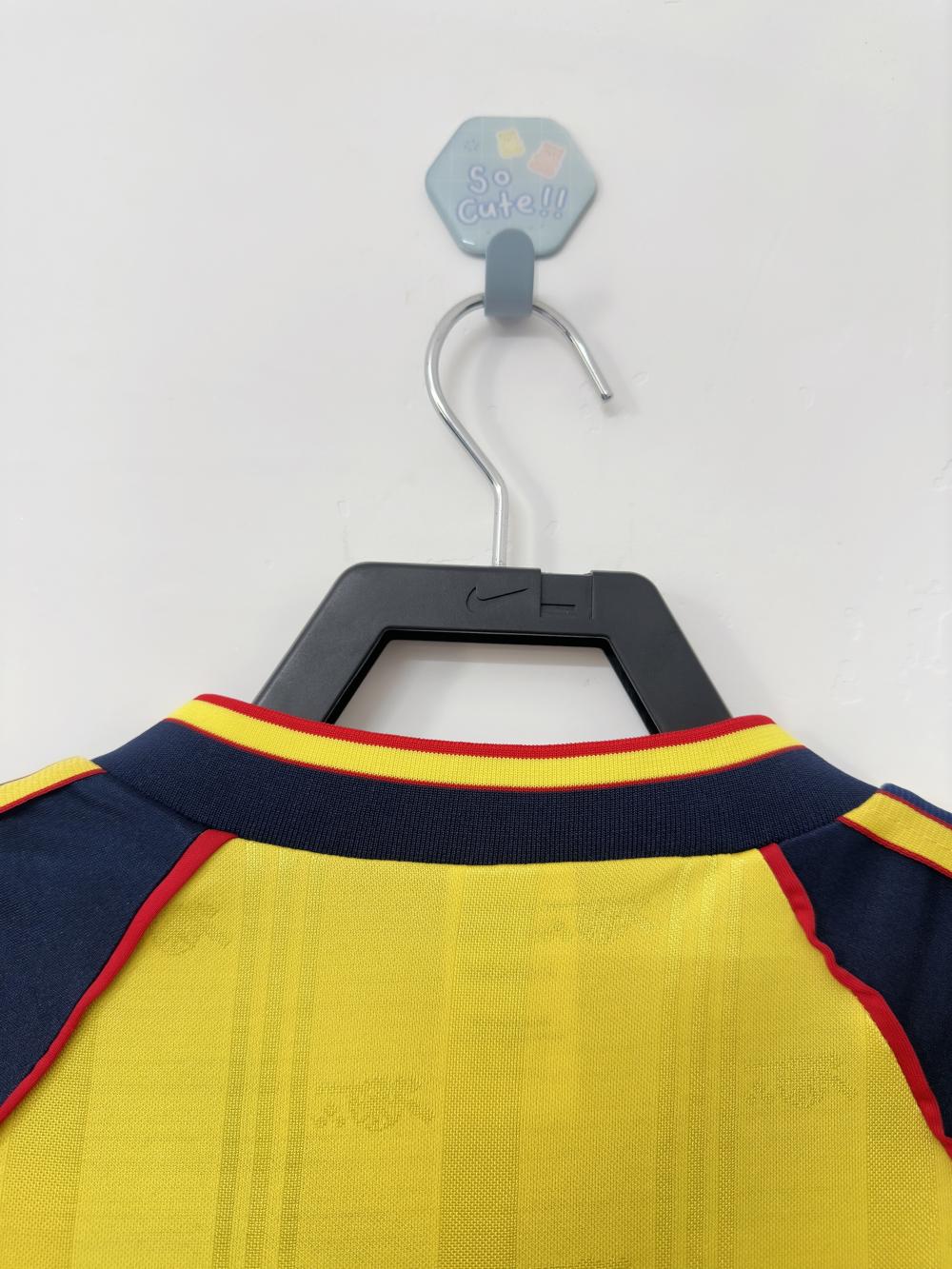 1988/1990 Retrô Arsenal Fora Camisa de futebol Qualidade tailandesa 1:1 - Image 3