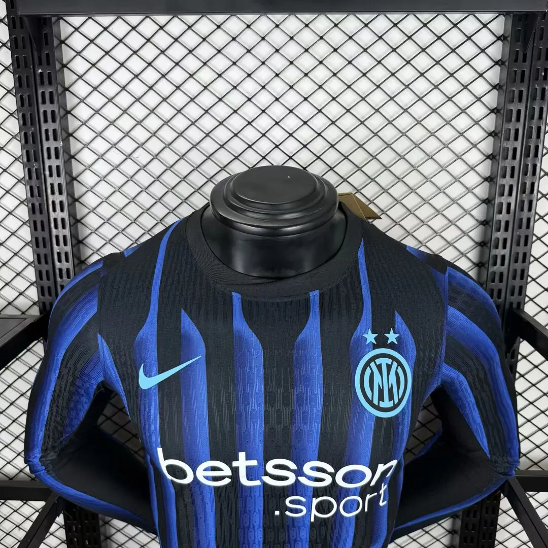 2025/2026 Long Sleeves Inter Milan Home Player Version Football Jersey1:1 Quality Thai - Image 3