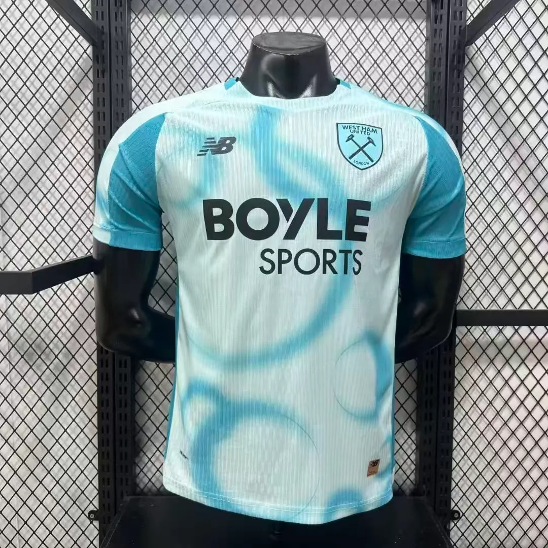 2026/2027 Spielerversion West Ham United Drittes Auswärts Fußballtrikot 1:1 Thai-Qualität