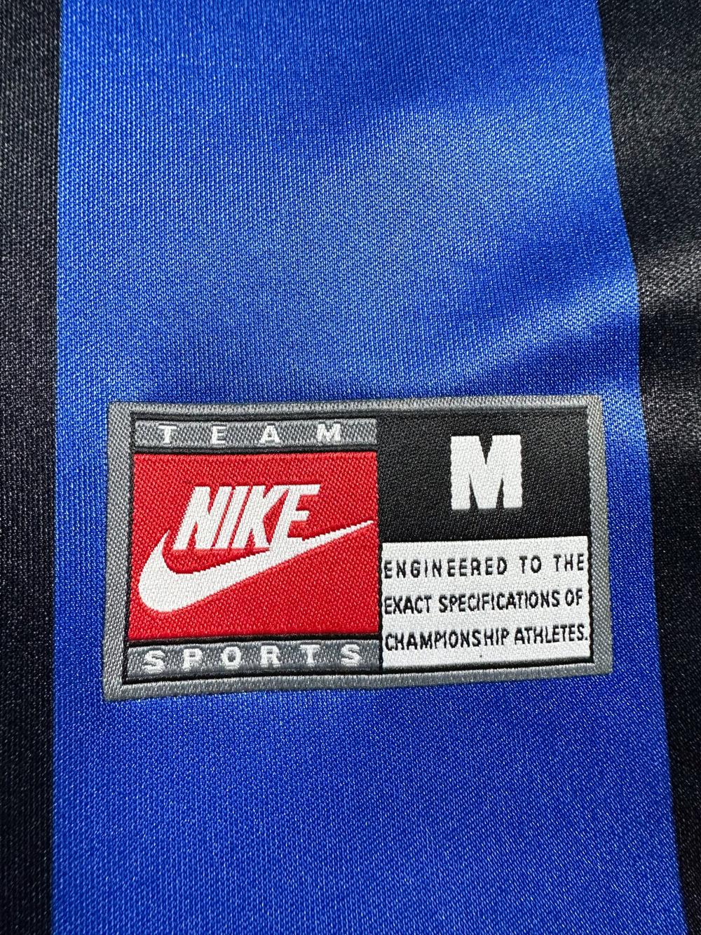 1999-2000 复古 国际米兰 主场 足球球衣 1:1 泰版品质 - 图片 9