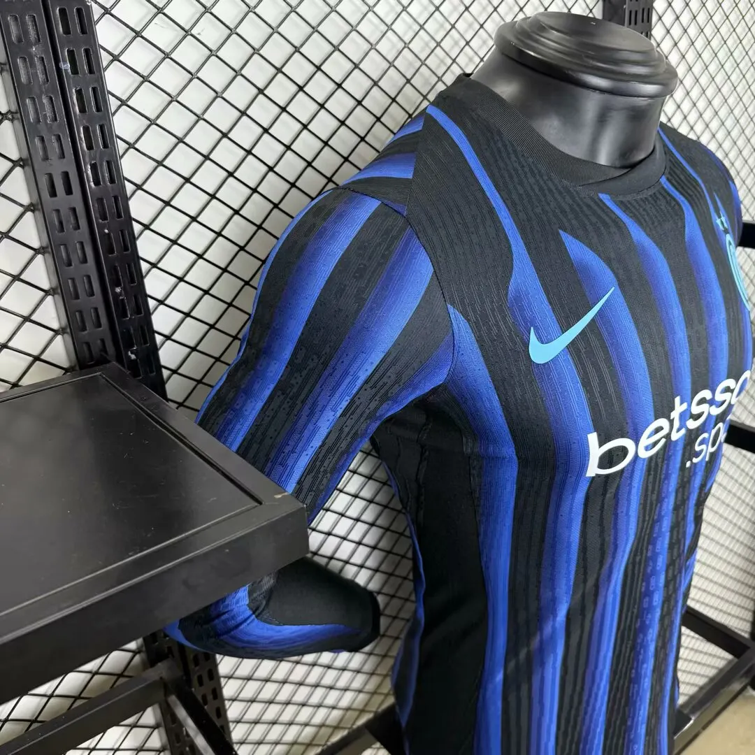2025/2026 Long Sleeves Inter Milan Home Player Version Football Jersey1:1 Quality Thai - Image 6