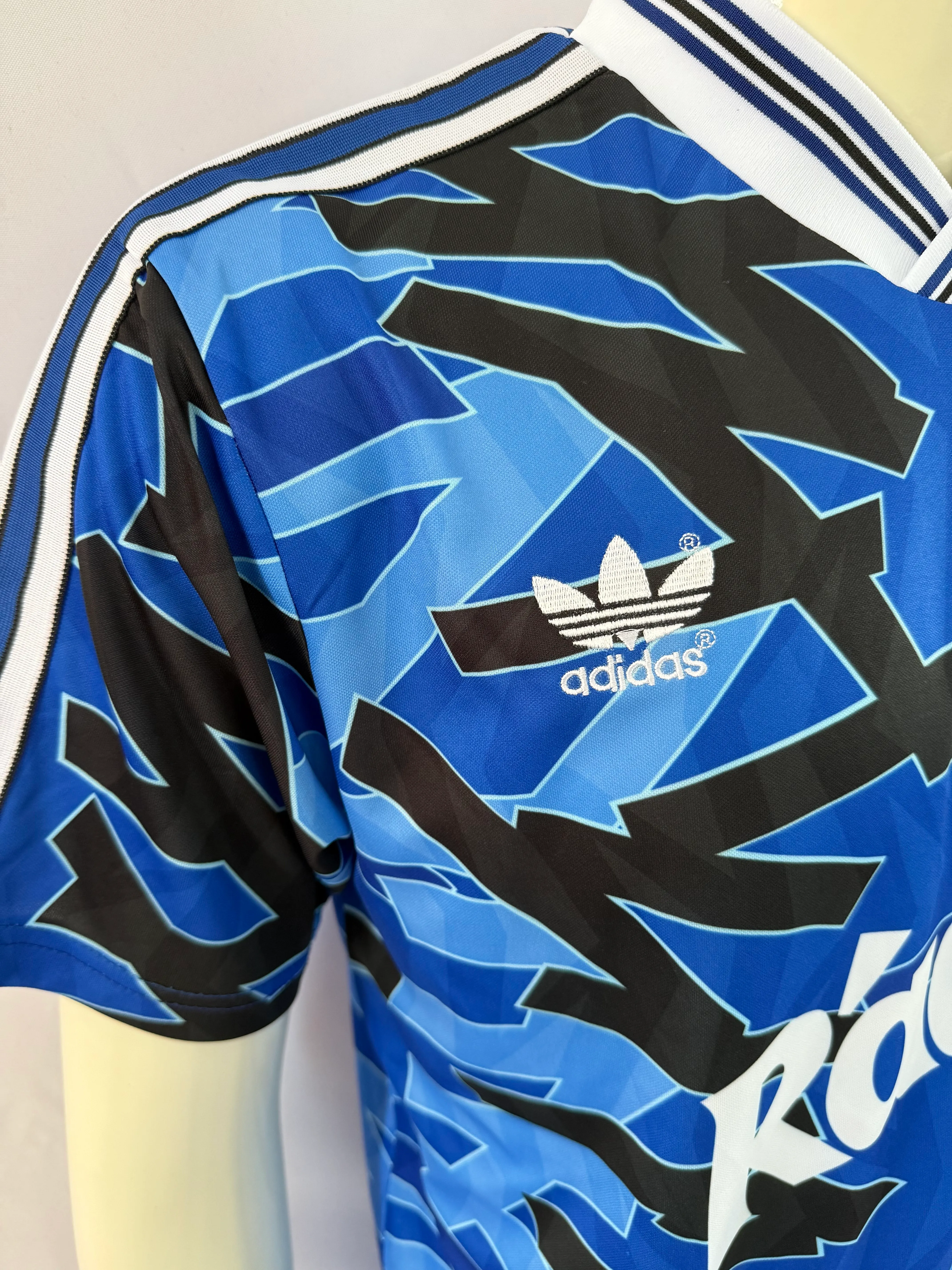 1992/1993 Retro Schalke 04 Heim Fußballtrikot 1:1 Thai-Qualität – Bild 3