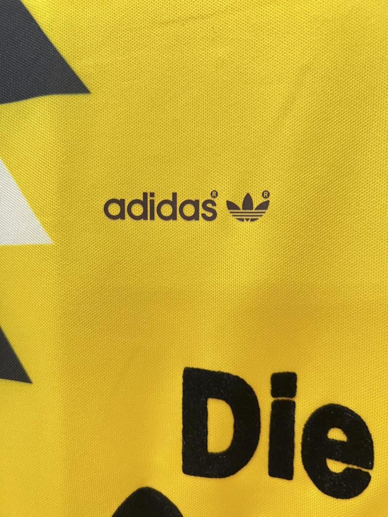 1989 Ретро Dortmund Домашняя Футбольная футболка Тайское качество 1:1 — изображение 6