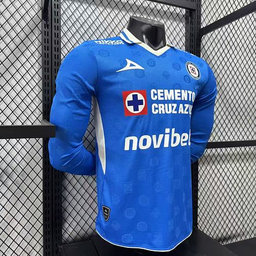 2026/2027 Manica lunga Versione giocatore Cruz Azul Casa Maglia Qualità thai 1:1 - immagine 3