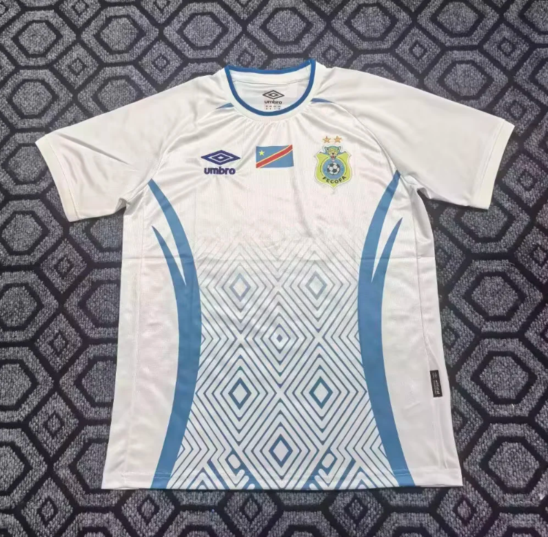 2025/2026 Kongo Nationalmannschaft Auswärts Fußballtrikot 1:1 Thai-Qualität