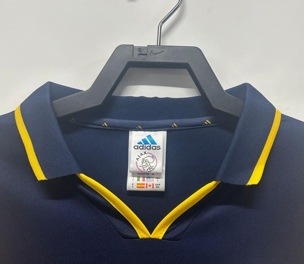 2000-2001 Retro Ajax Üçüncü Deplasman Futbol forması 1:1 Tayland kalitesi - Görsel 3