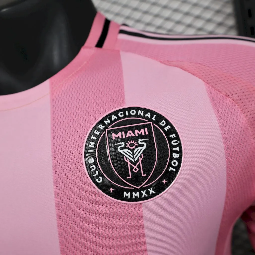 2025/2026 Oyuncu versiyonu Inter Miami İç saha Futbol Futbol forması 1:1 Tayland kalitesi - Görsel 4