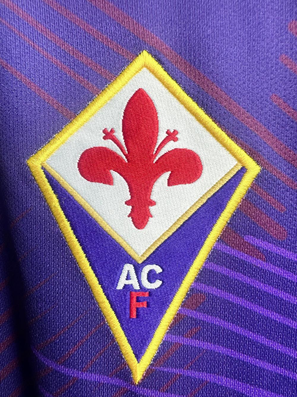 1992/1993 Retro Langarm Fiorentina Heim Fußballtrikot 1:1 Thai-Qualität – Bild 5
