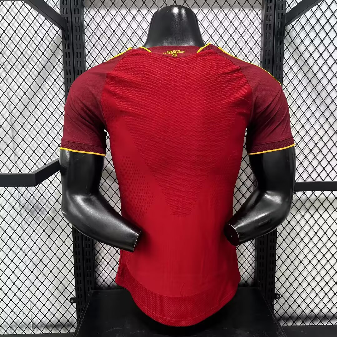2026-2027 Versão jogador Roma Casa Camisa de futebol Qualidade tailandesa 1:1 - Image 3