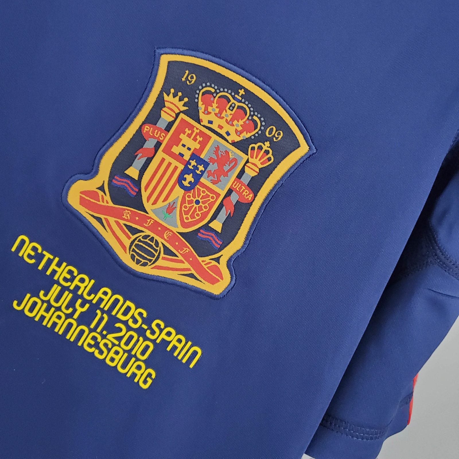 2010 Retro Spanje Uit Voetbal Shirt - Afbeelding 5