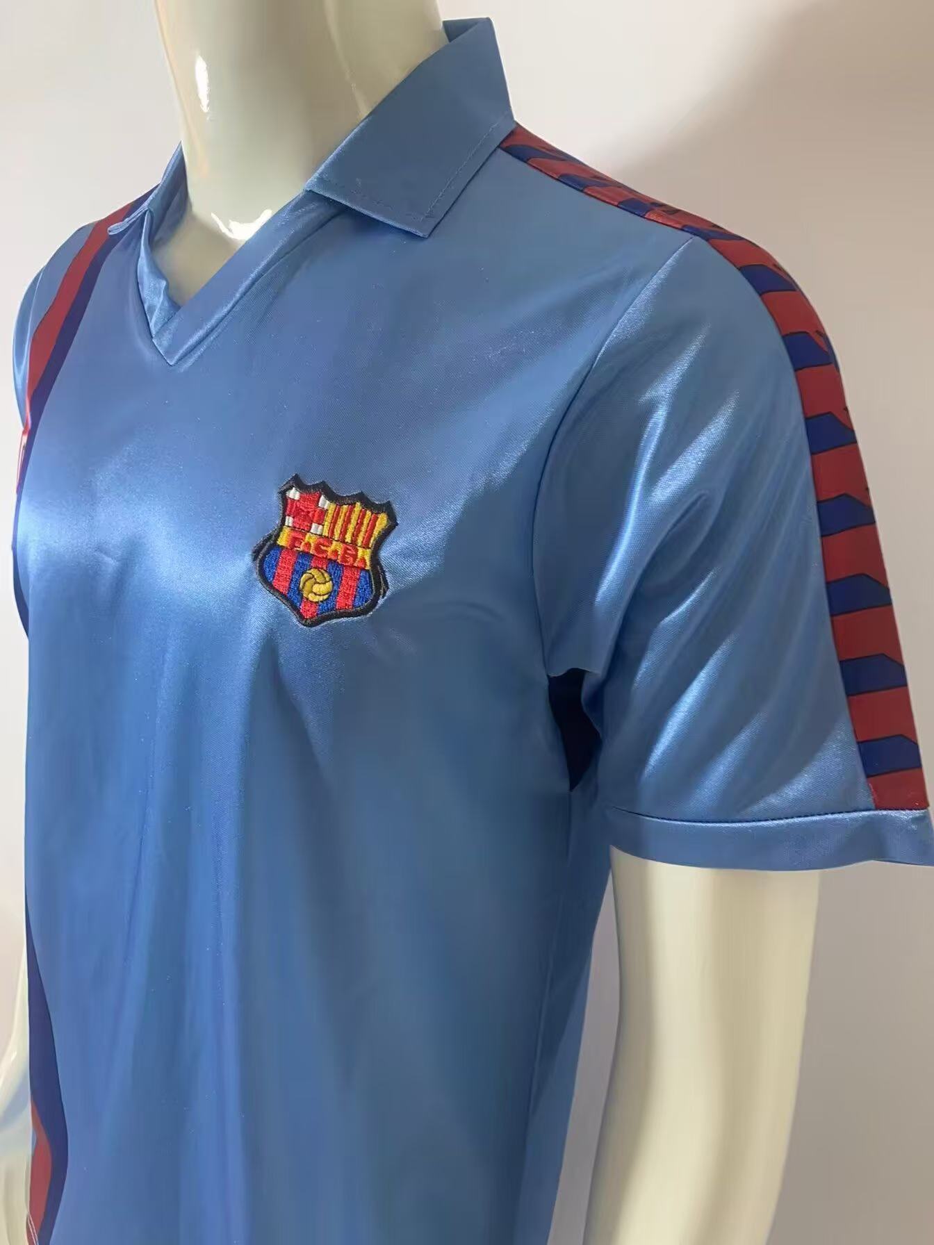 1984/1991 Retro Barcelona Wyjazdowa Koszulka piłkarska Jakość tajska 1:1 - obrazek 3
