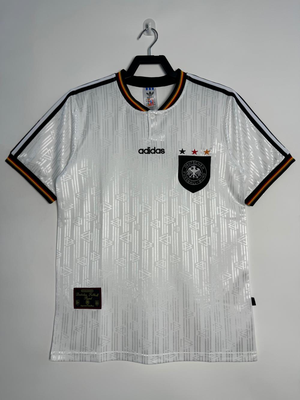 1996 Retro Fußballtrikot Deutschland Heim