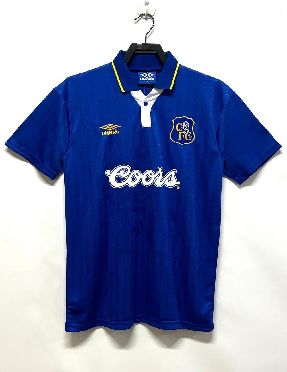 1995/1997 Retrô Chelsea Terceira Casa Camisa de futebol Qualidade tailandesa 1:1